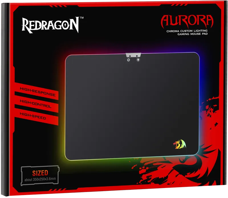 RedDragon - Gaming mouse pad Aurora
