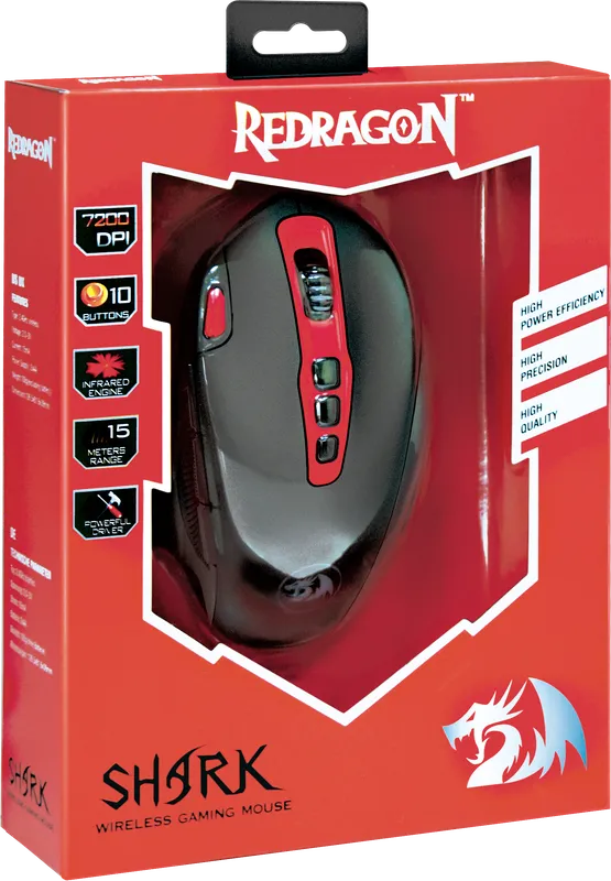 RedDragon - Беспроводная игровая мышь Shark