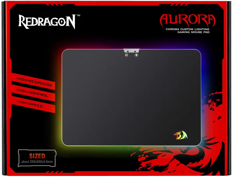 RedDragon - Gaming mouse pad Aurora