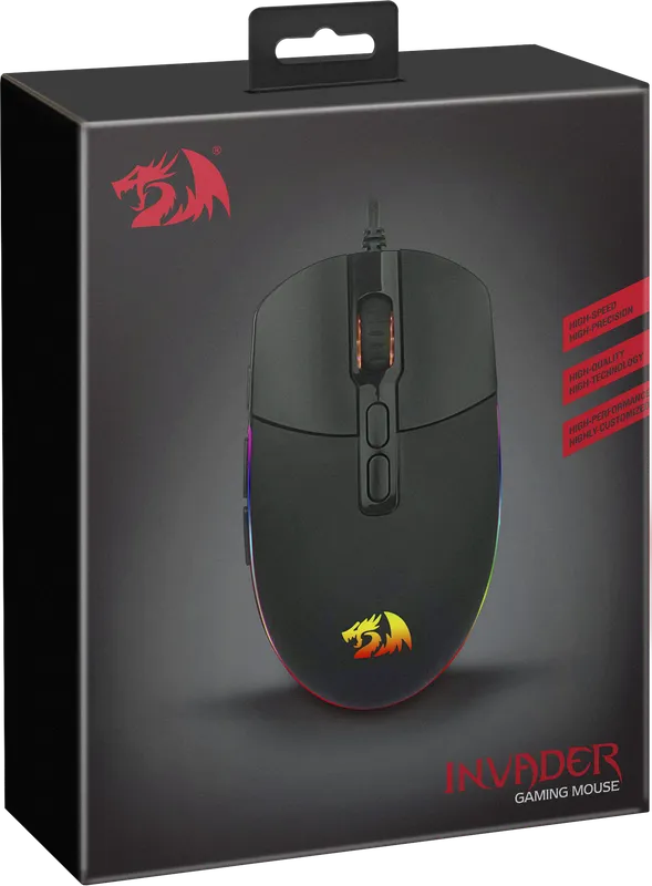 RedDragon - Проводная игровая мышь Invader
