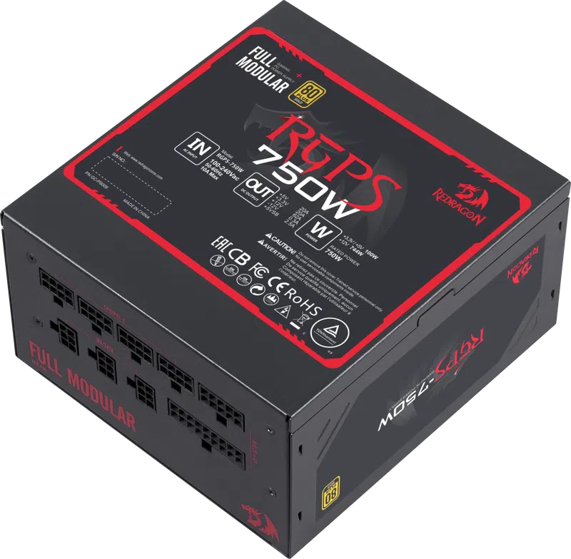 RedDragon - Блок питания для ПК RGPS-750W