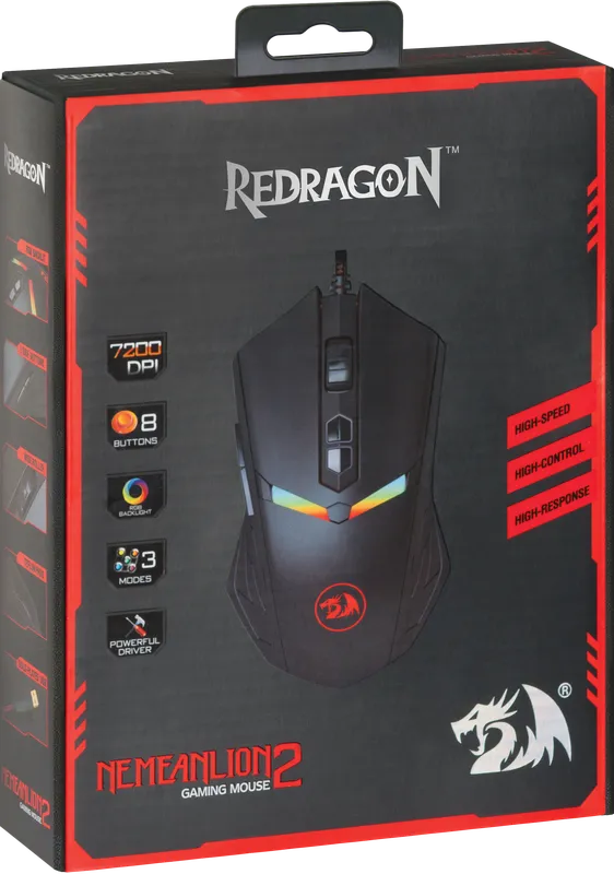 RedDragon - Проводная игровая мышь Nemeanlion 2