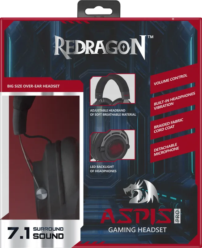 RedDragon - Игровая гарнитура Aspis Pro