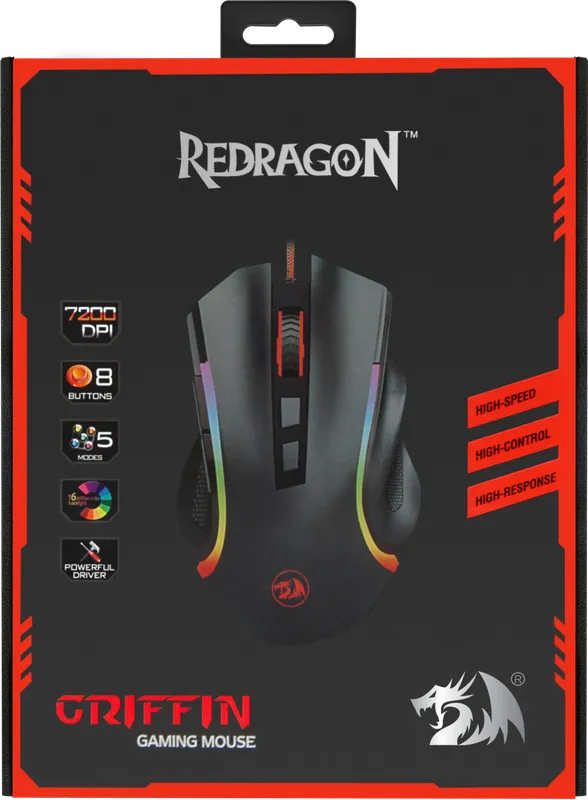 RedDragon - Проводная игровая мышь Griffin