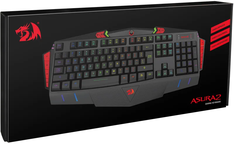 RedDragon - Проводная игровая клавиатура Asura 2