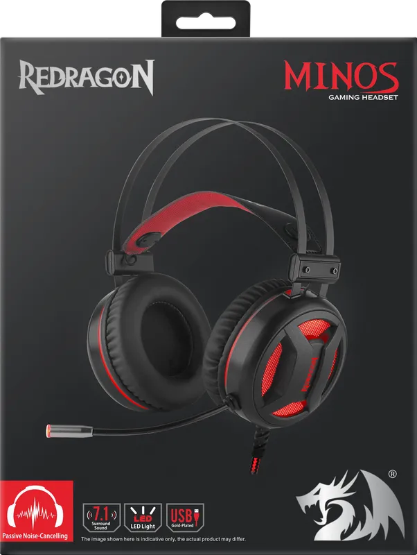 RedDragon - Игровая гарнитура Minos