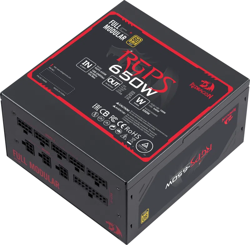 RedDragon - Блок питания для ПК RGPS-650W