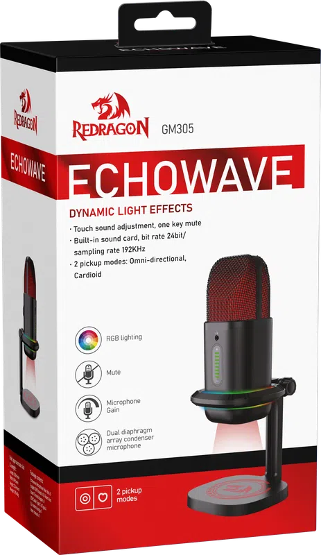 RedDragon - Игровой стрим микрофон Echowave GM305