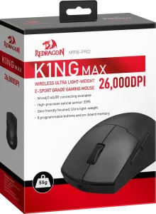 RedDragon - Беспроводная игровая мышь K1ng Max