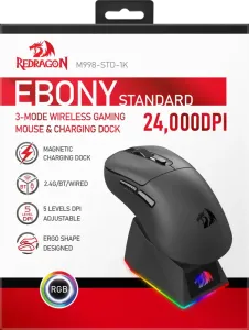 Redragon - Беспроводная игровая мышь Ebony Standard (Черное Дерево)