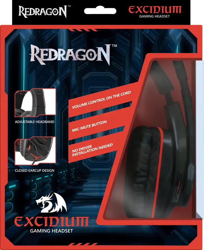 RedDragon - Игровая гарнитура Excidium