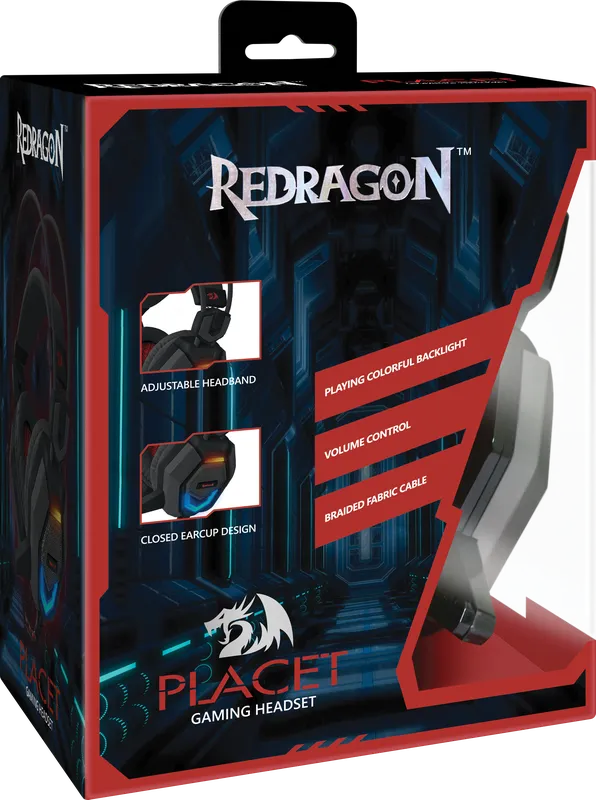 RedDragon - Игровая гарнитура Placet