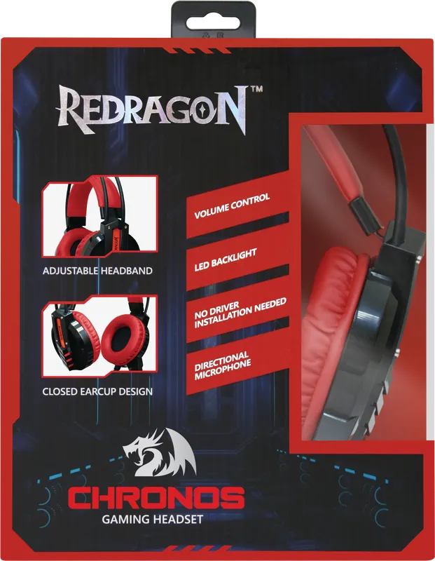 RedDragon - Игровая гарнитура Chronos
