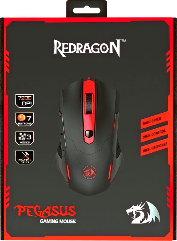 RedDragon - Проводная игровая мышь Pegasus