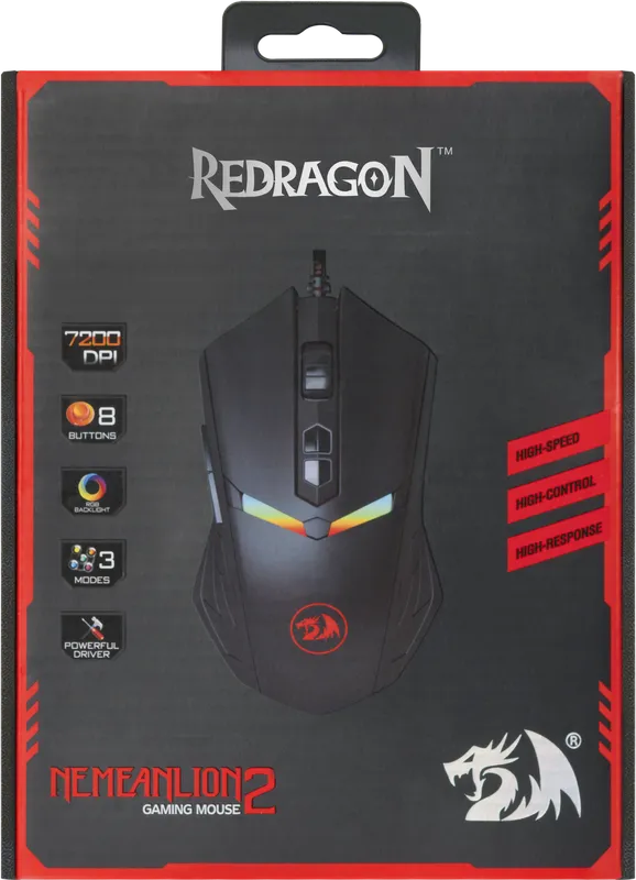 RedDragon - Проводная игровая мышь Nemeanlion 2