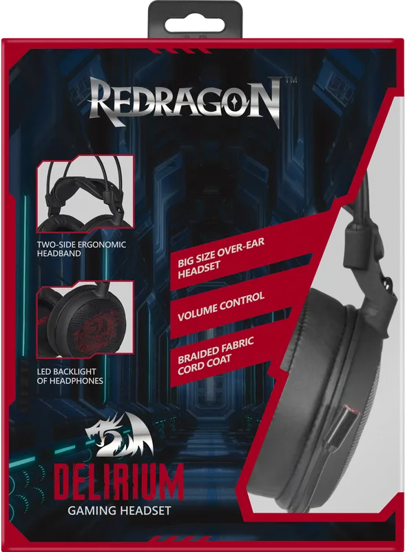 RedDragon - Игровая гарнитура Delirium
