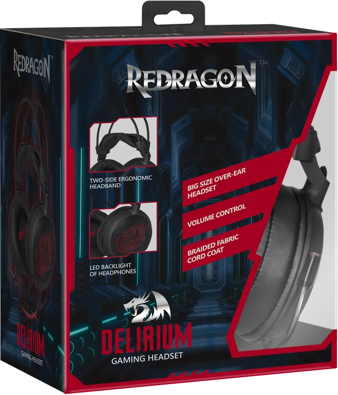 RedDragon - Игровая гарнитура Delirium