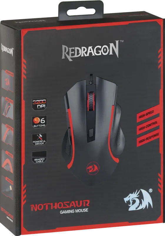 RedDragon - Проводная игровая мышь Nothosaur