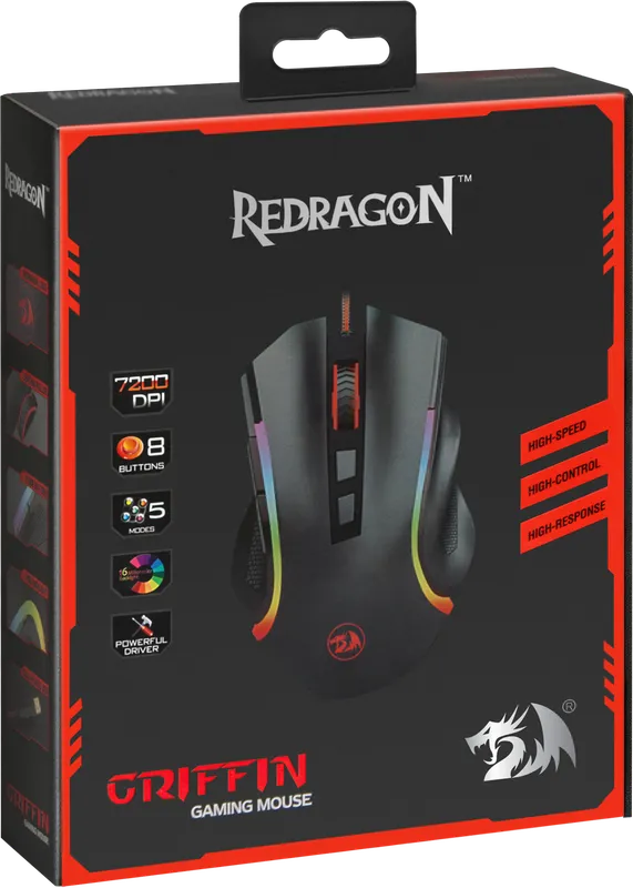 RedDragon - Проводная игровая мышь Griffin