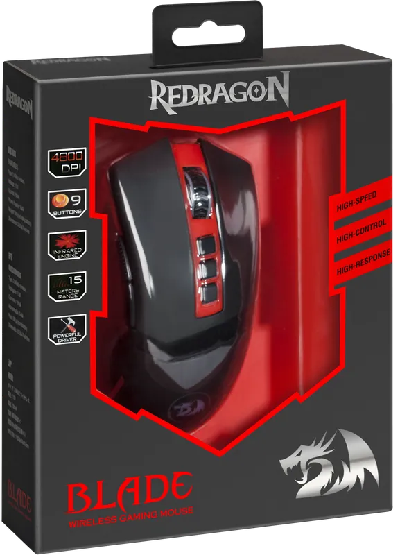 RedDragon - Беспроводная игровая мышь Blade