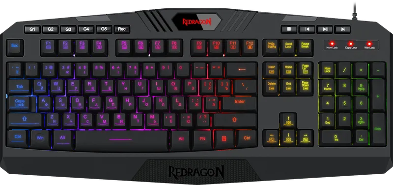 RedDragon - Проводная игровая клавиатура Harpe Pro