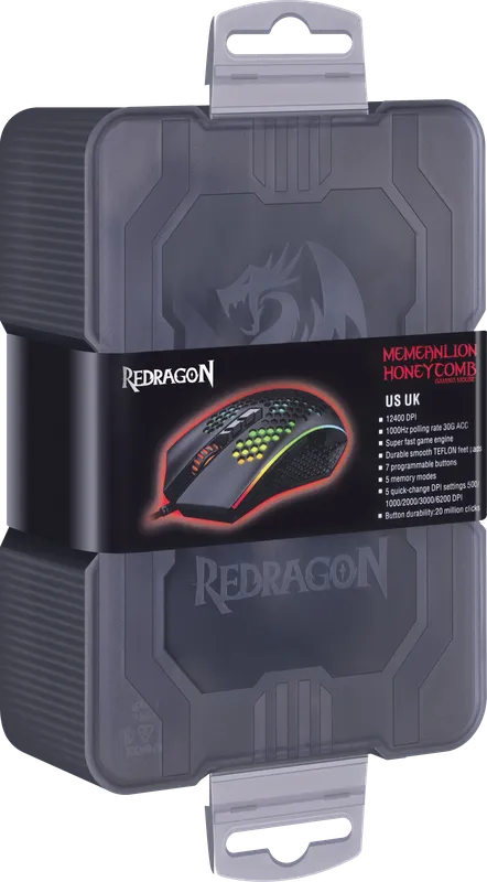 RedDragon - Проводная игровая мышь Memeanlion honeycomb