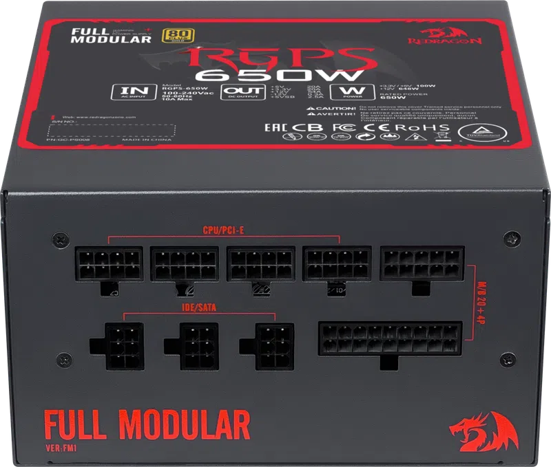 Redragon RGPS-650W, фото 5