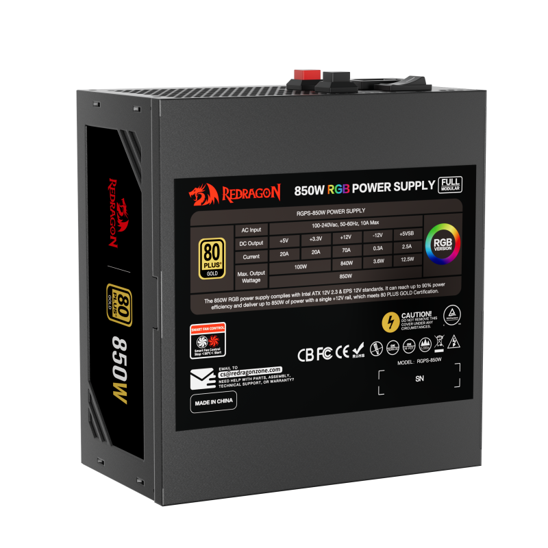 Redragon RGPS-850W, photo 6